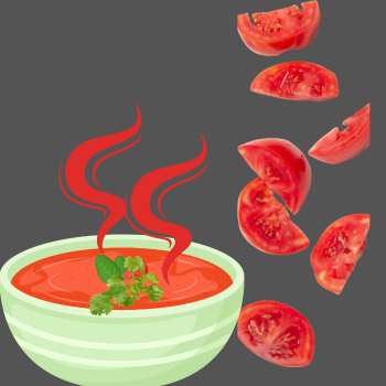 Hot tomato soup