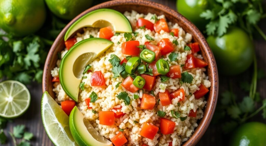 cilantro lime cauliflower rice