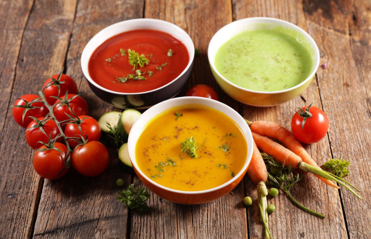 3 Bowls of Healthy-Soup