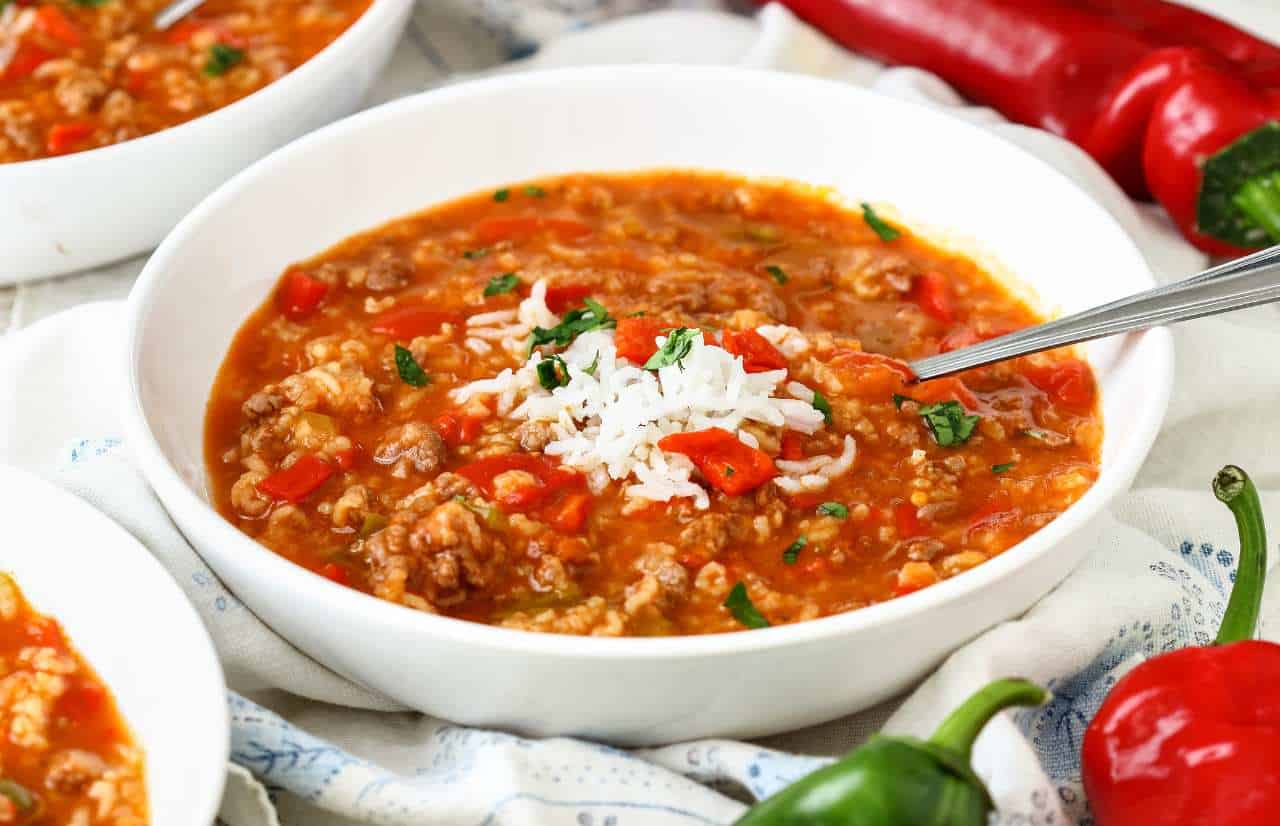 Read more about the article Delicious and Nutritious: Discover the Benefits of Healthy Stuffed Pepper Soup