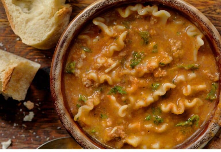 healthy lasagna soup