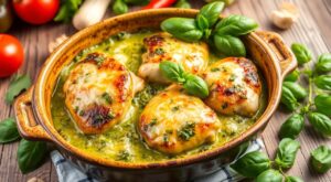 Read more about the article Chicken Pesto Bake: A Mouthwatering Recipe