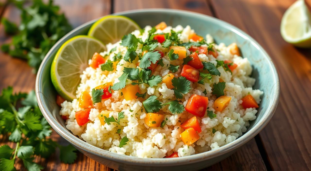 You are currently viewing Tasty Cilantro Lime Cauliflower Rice Recipe